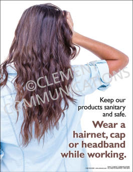 Wear A Hairnet Poster