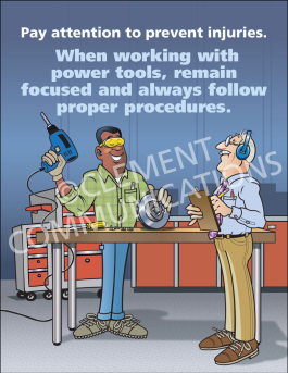 Working With Power Tools Poster