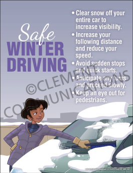 Safe Winter Driving Poster