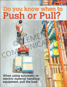 Ergonomics - Push-Pull Poster