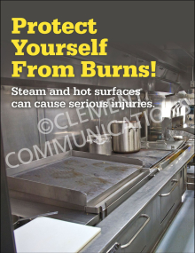 Protect From Burns Poster