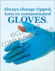 Ripped or Torn Gloves Poster