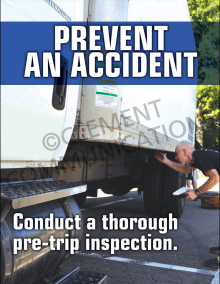 Prevent An Accident Poster