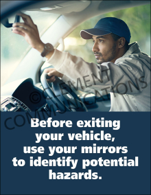 Before Exiting Your Vehicle Poster