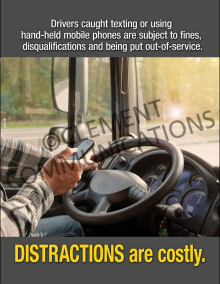 Distractions Are Costly Poster