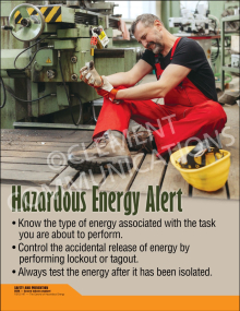 Hazardous Energy Alert