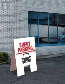 Event Parking Indoor Floor Signs