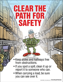 Clear the Path for Safety Poster