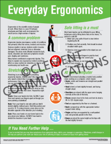 Health and Wellness - Everyday Ergonomics Poster