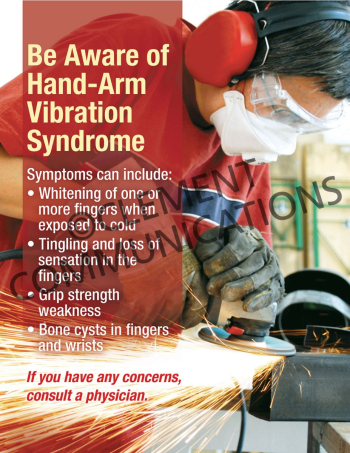 Ergonomics-Hand Arm Vibration Poster