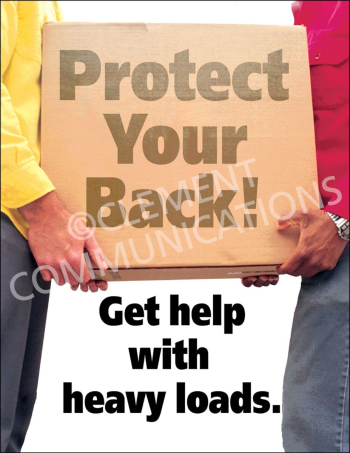 Back Safety – Heavy Box – Poster