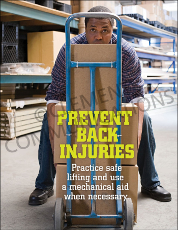 Back Safety – Worker – Poster