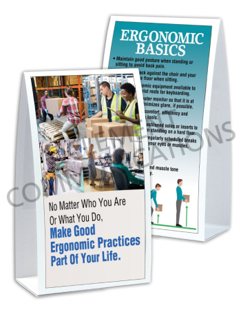 Ergonomics – Job – Table-top Tent Cards