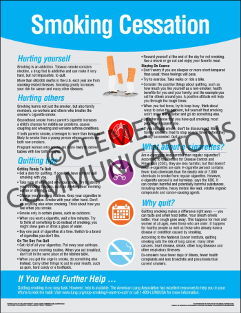 Health and Wellness - Smoking Cessation Poster