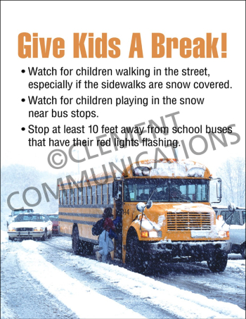 Winter Hazards: Give Kids a Break