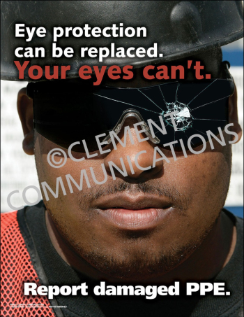 Eye Protection Can Be Replaced Poster