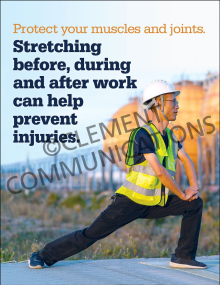 Stretch Before, During and After Work