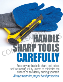 Handle Sharp Tools Carefully