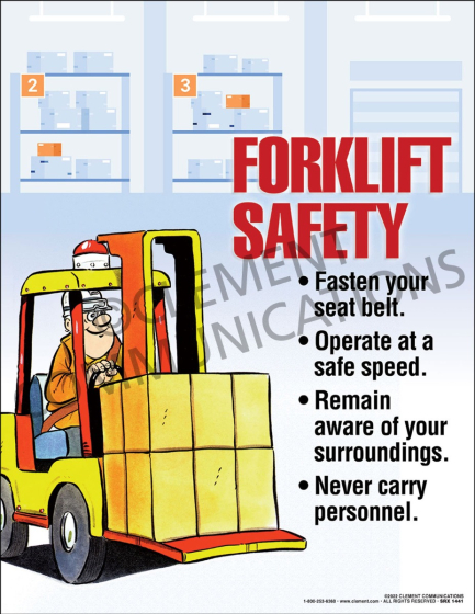 Warehouse Safety - Pedestrians - Posters